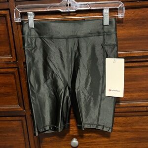 lululemon athletica Sleek Black Bike Shorts
